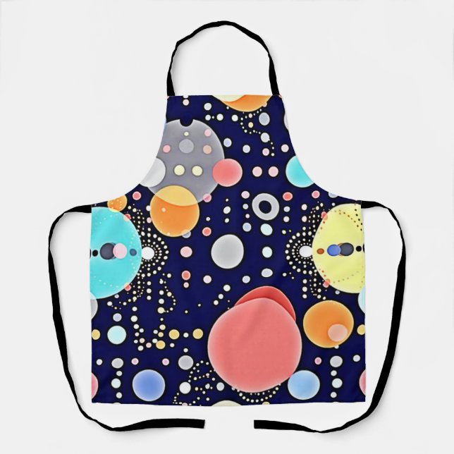 Tablier Vision Joyeuse de bulle Universe (Recto)