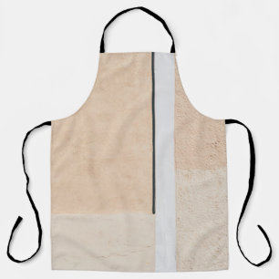 Tablier Vitre encadrée en bois blanc