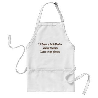 Tablier Vodka-Valium Latte de Café-Moka