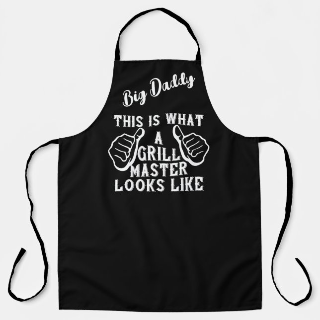 Tablier Voici à quoi ressemble un Grill Master (Recto)