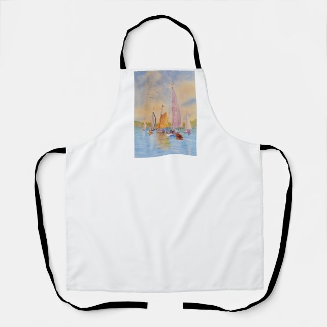 Tablier Voilier Sunset Apron à voile (Recto)