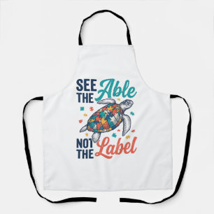 Tablier Voir le design du t-shirt de sensibilisation au pu