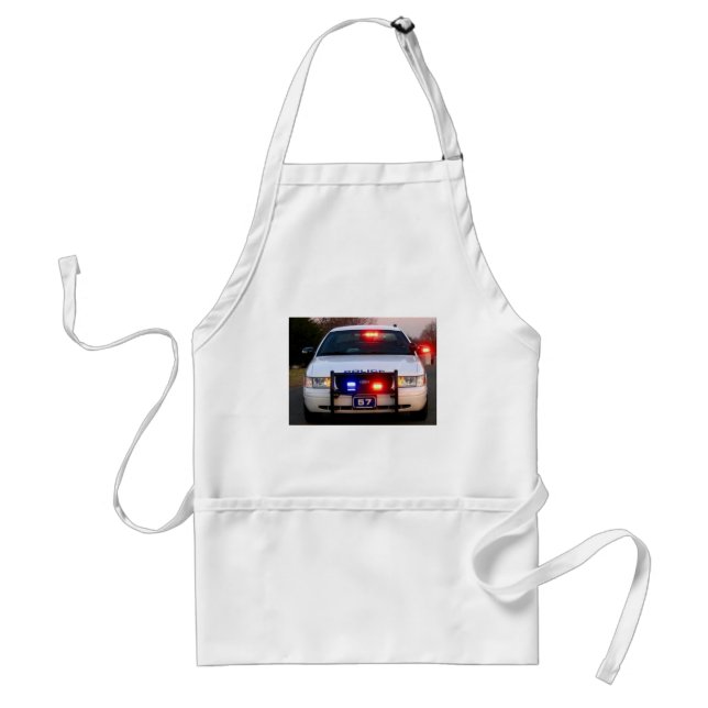 Tablier VOITURE de POLICE - tout allumée (Devant)