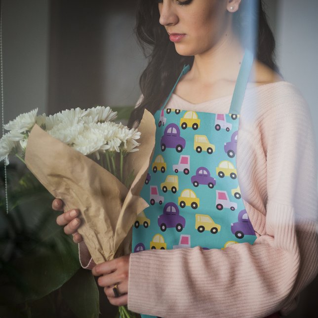 Tablier Voiture pour enfants colorée (Créateur téléchargé)