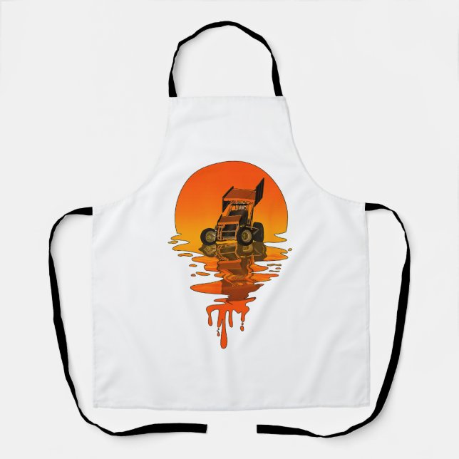 Tablier Voiture vintage Retro Style Sprint (Recto)