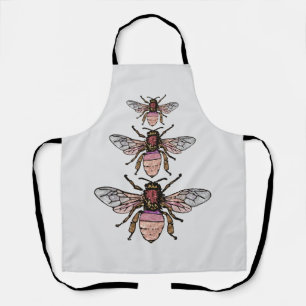 Tablier Vol des abeilles parties scintillant