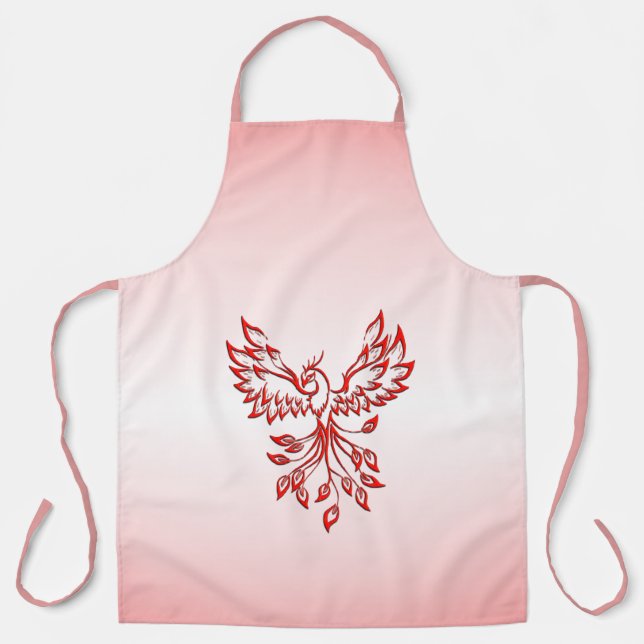 Tablier Vol d'un Phoenix Red (Recto)
