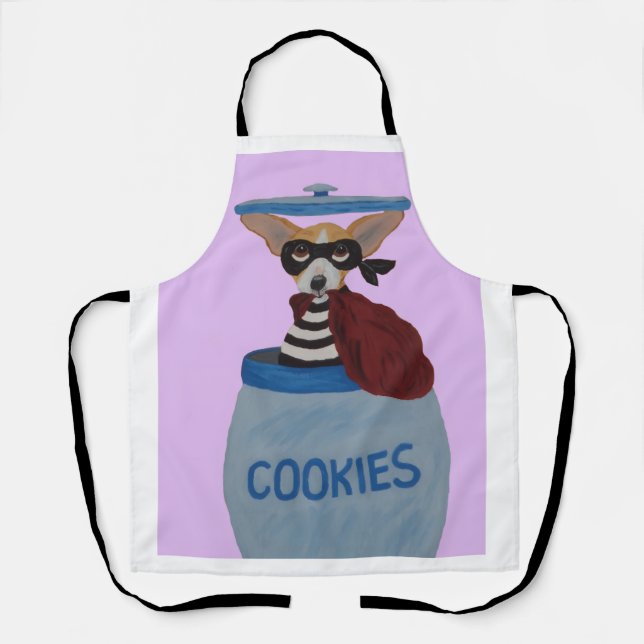 Tablier Voleur de Cookies Chihuahua (Recto)