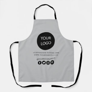 Tablier Votre entreprise Logo et Entreprise de texte Marqu