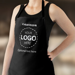 Tablier Votre logo ici - Simple personnalisation Black Bus