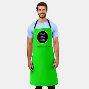 Tablier Votre logo Neon Green Elegant Yellow Business