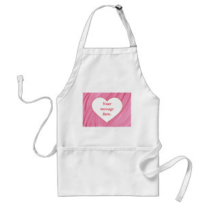Tablier Votre message White Heart Red Blends Aprons