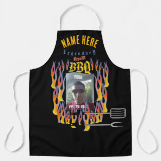 TABLIER VOTRE NOM ET BBQ PHOTO