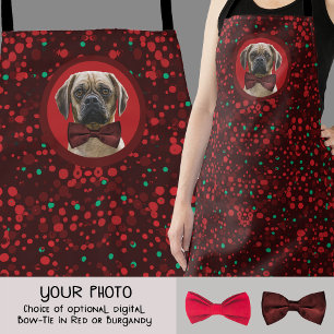 Tablier VOTRE PHOTO Stylish Christmas Pet pour maman Amour