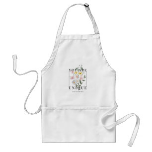 Tablier Vous êtes un Slogan floral unique