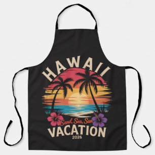 Tablier Voyage à Hawaï 2026 Vacances d'été Plage