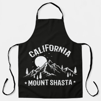 Tablier Voyage à Mount Shasta Californie vintage