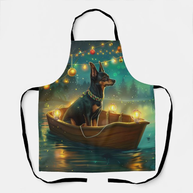 Tablier Voyage de Noël de la Kelpie australienne (Recto)