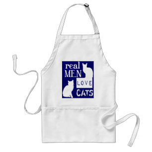 Tablier Vrais chats d'amour d'hommes (disponibles dans