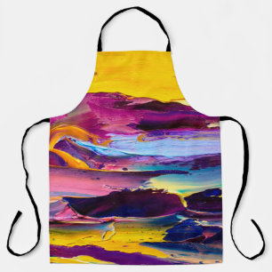 Tablier Vue de fermeture d'une palette de peinture à l'hui