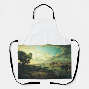 Tablier Vue de Varsovie depuis Praga par Bernardo Bellotto
