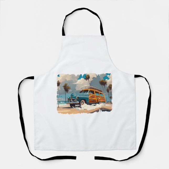 Tablier Wagon classique en bois (Recto)