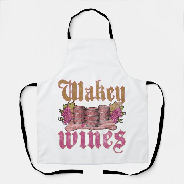 Tablier Wakey Wines (Recto)