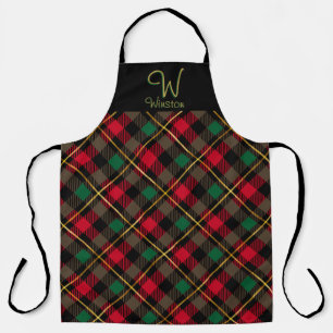 Tablier Wallace Red Plaid Apron