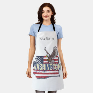 Tablier Washington State États-Unis Carte USA Souvenir
