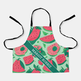 Tablier Watermelon Floral Coloré Motif personnalisé