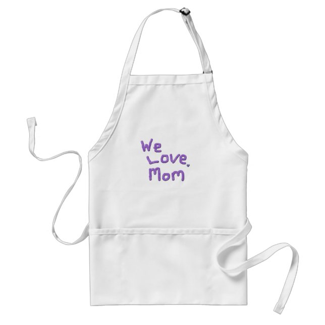 Tablier "We Love Mom Apron" (Devant)