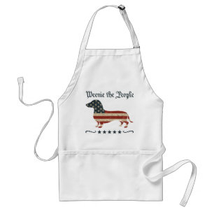 Tablier Weenie Le Peuple Dachshund 4 juillet