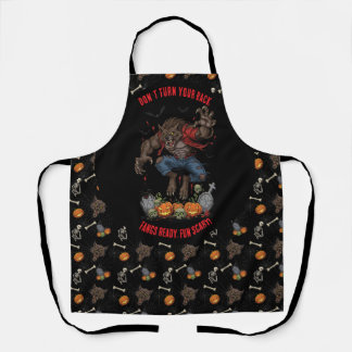 Tablier 🧑 🍳 Werewolf Halloween Apron 🐺