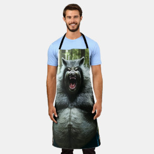 Tablier Werewolf Qui A Mangé Tout Le Village hommes chef a