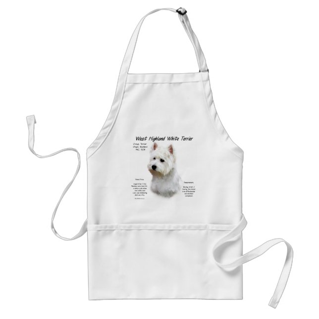 Tablier West Highland White Terrier (Devant)