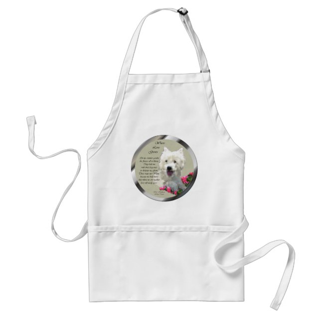 Tablier West Highland White Terrier Cadeaux (Devant)