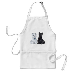 Tablier West Highland White & Terriers Écossais
