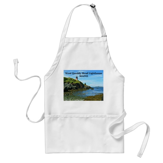 Tablier West Quoddy Head Lighthouse, Maine Apron (Devant)