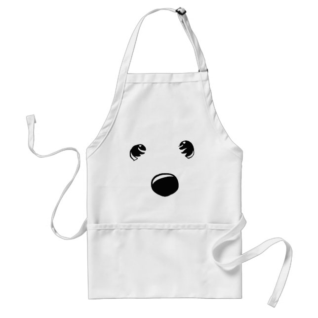 Tablier Westie Terrier Face Apron (Devant)