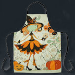 Tablier whimsical/sorcière/citrouille/chute<br><div class="desc">mignon</div>