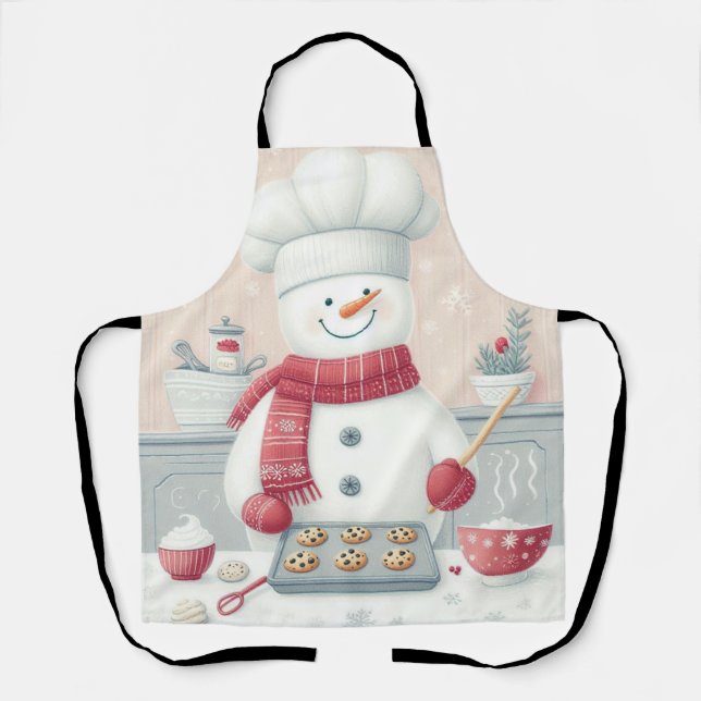 Tablier Whimsman Christmas Apron - Gîte de vacances (Recto)