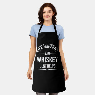 Tablier Whiskey aide les citations amusantes boire des par