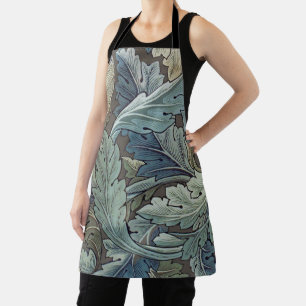 Tablier William Morris Acanthus Sage Flower Floral Botaniq