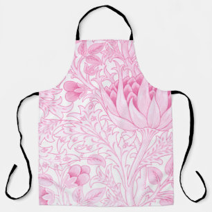 Tablier William Morris Artichoke rose pâle