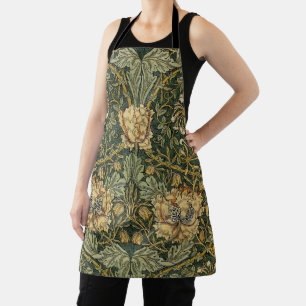 Tablier William Morris Honeysuckle Vert Floral