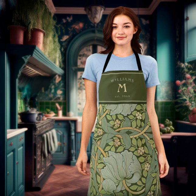 Tablier William Morris Pimpernel Motif Vintage Apron (Créateur téléchargé)