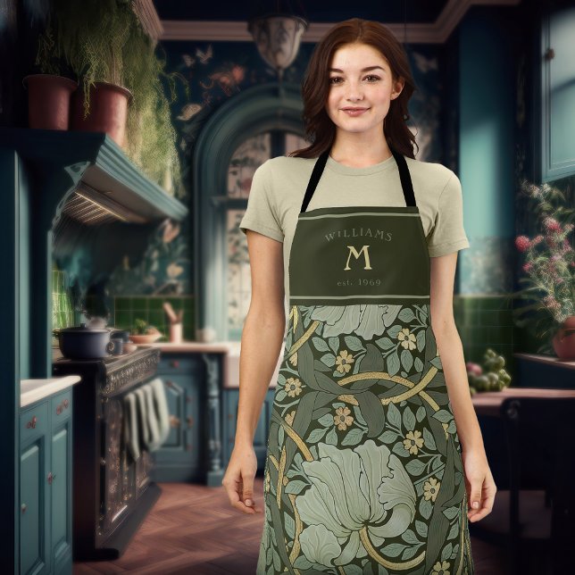 Tablier William Morris Pimpernel Motif Vintage Apron (Créateur téléchargé)