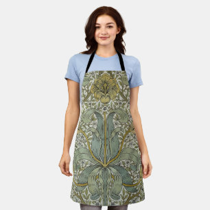 Tablier William Morris Spring Motif classique épais