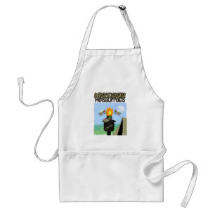 Tablier Wisconsin Mosquitoes Cartoon - Camping by Tiki
