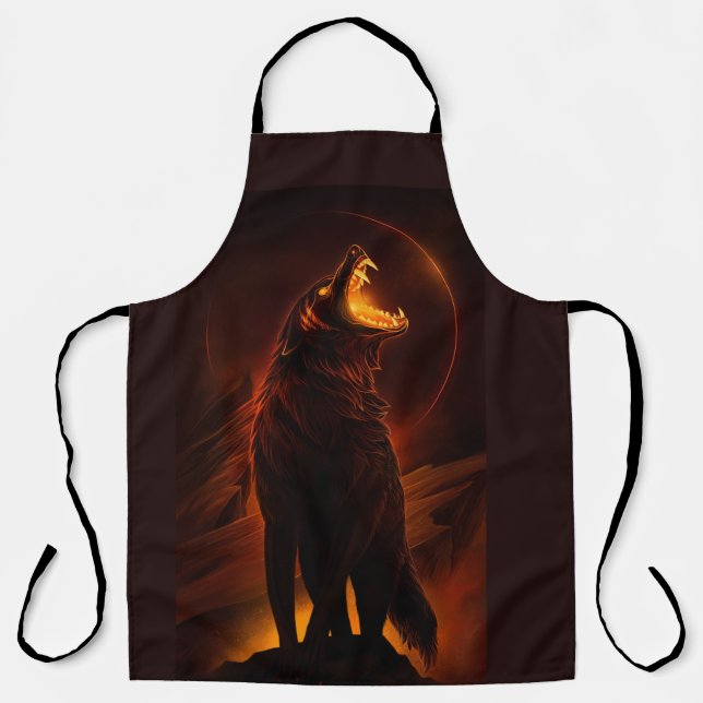 Tablier  wolf All-Over Print Apron (Recto)
